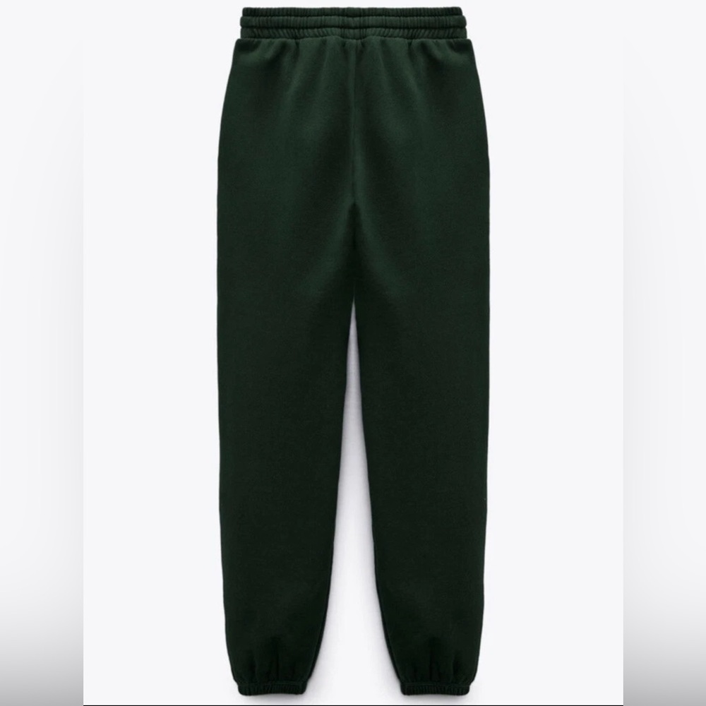Zara Green Sweatpants – Size Medium 🌿 - Picture 2 of 8